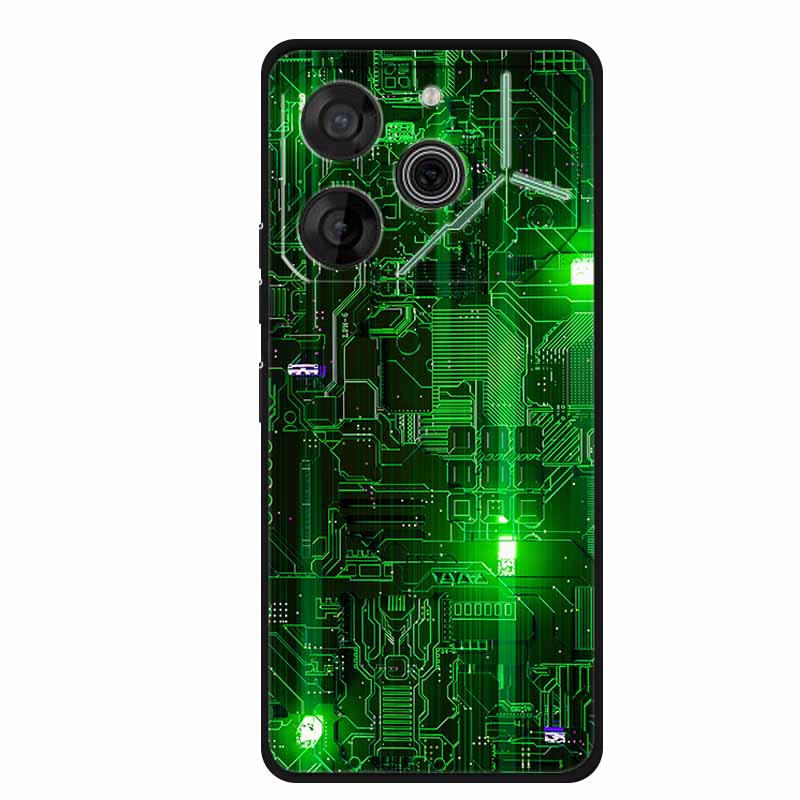For Tecno Pova 6 Case Luxury TPU Soft Silicone Phone Cases Back Cover for Tecno Pova6 2024 6.78" Shockproof Love New Cute Coque