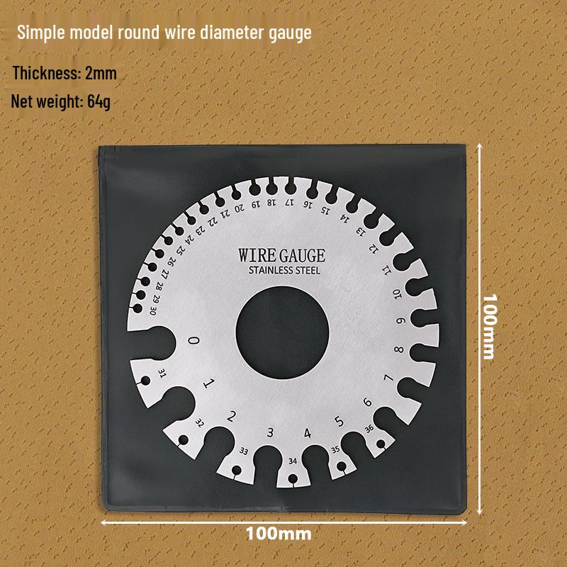 Stainless Steel Wire Gauge and Weld Inspection Ruler