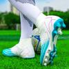 Overseas popular high-top breathable football shoes, professional game shoes, futsal football shoe manufacturers, spot straight hair