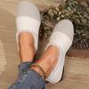 Women's Fleece-Lined Loafer 2025 Winter New Arrival Vintage-Style Round-Toe Soft-Sole Soft Leather Slip-On Warm Cotton Boots