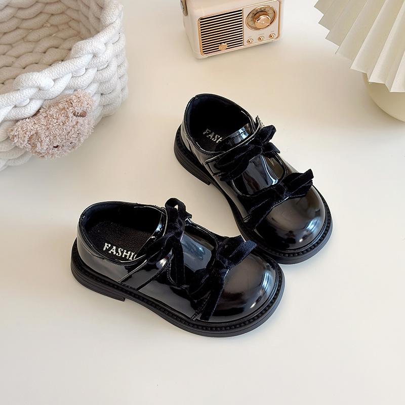 

Fashion Children Leather Shoes Spring New Princess Shoes for Girls Wine Red Versatile Kids Fashion Wedding Party Mary Jane Shoes Glossy 26