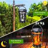 LED Solar Wall Light Solar Flame Flickering Lamp Outdoor Waterproof Landscape Pendant Lamp Garden Torch Pathway Backyard Decor