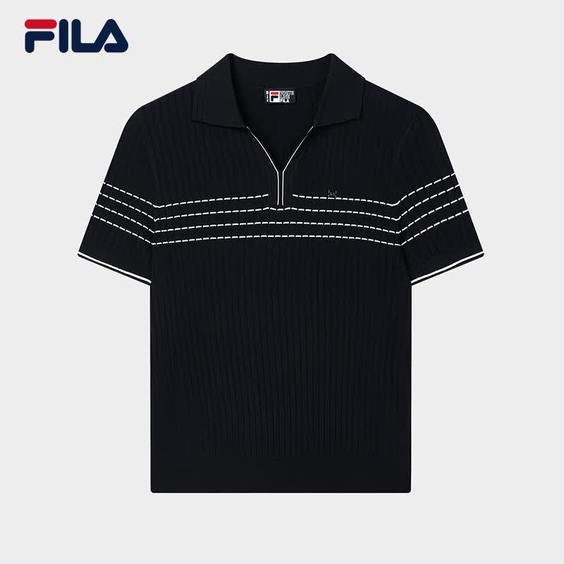 FILA Women s Casual Knit Polo Top S