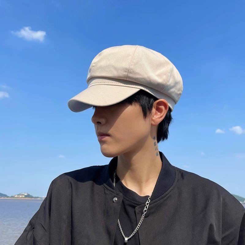 

Шляпа Мужской модный бренд Бере восьмиугольная шляпа Мужская литературная и художественная кепка газетчика Женская британская кепка Мужская осень и зима Regular size (55-58cm)