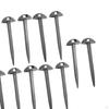 20 Pieces Tent Pegs Awning Nails Outdoor RV Rug Stakes Gray Camping