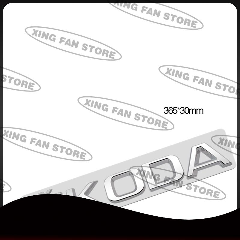 AFE2  Auto Styling For Skoda Octavia Superb Fabia Kodiaq Rapid 4x4 Car Rear Trunk Badge Decal Body Sticker Accessories