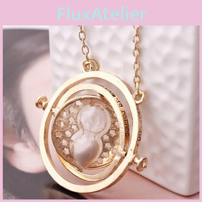 Hermione 1pc Granger Rotating Spins Hourglass Potter Time Necklace Turner