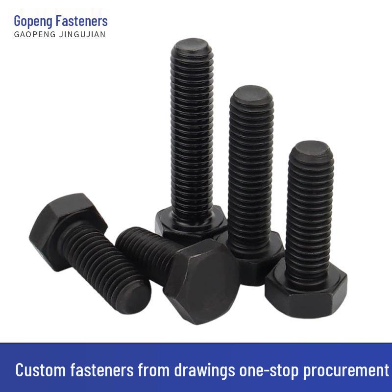 Grade 8.8 High-Strength Hex Bolt with Extended Threads, M8-M48