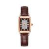 Oushijia New Square Diamond Women's Roman Minimalist Tonneau Quartz Watch