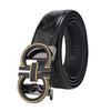Men'S Belt Leather Travel Business Belt Simple Casual Versatile Automatic Buckle Belt High-End New Model
