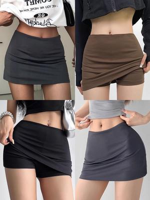 2025 Damen Slim Fit Vielseitiger Yoga-Rock – Sommer Sportrock mit Anti-Expositions-Funktion