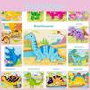 Dinosaurier 3D Puzzle Holz Gehirnjogger Für Kinder Lernspielzeug