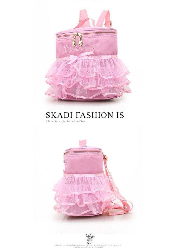 Children's Ballet Dance Bag - Customizable Logo School Backpack for Girls