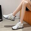Women's Causal Sneakers 2025 Summer New Fashion Breathable Mesh Lace Up Sports Shoes for Women Platform Ladies Walking Shoes