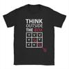 Unisex Unisexs Think Outside the Box Nerd Geek Computer Science T Shirt 100 Cotton Clothing Awesome Round Neck Tees TShirt