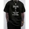 European Size Men'S _This Is Bob_ Knock Knock Joke Graphic Print Crew Neck T-Shirt _ Soft Medium-Stretch, Regular Fit, Comfortable and Versatile
