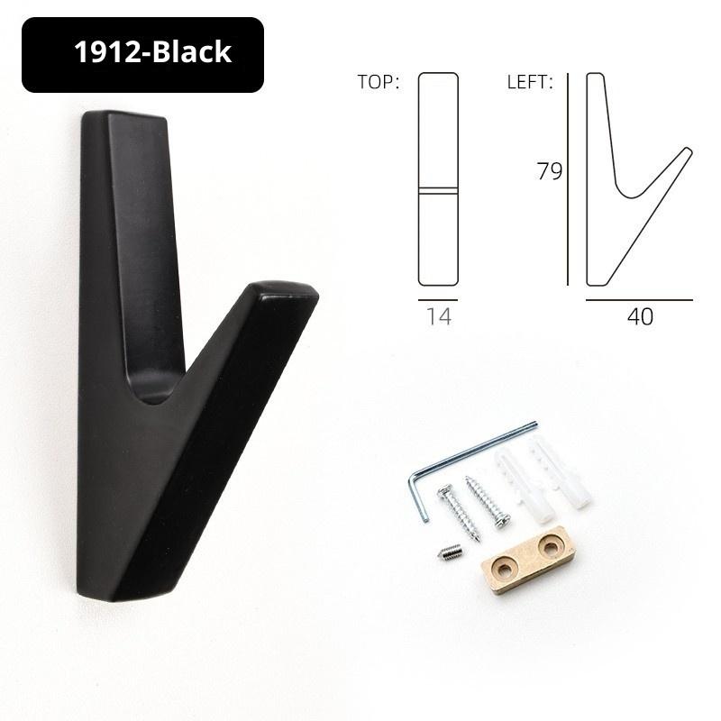 Bathroom Accessories Wall Hooks Wall Coat Rack Wall Hooks For Hanging Clothes Hook For Bags Gold Hangers For Kitchen Towels