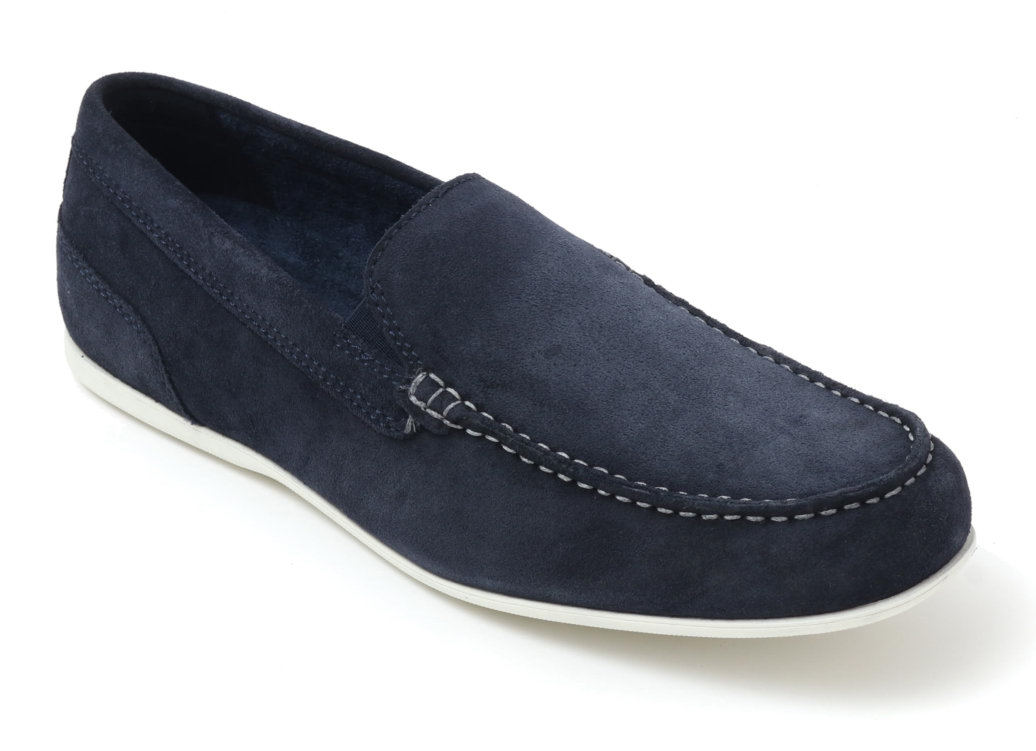 

Moccasins Grant Venetian Navy Suede cm W [Rockport] Men s 24.5