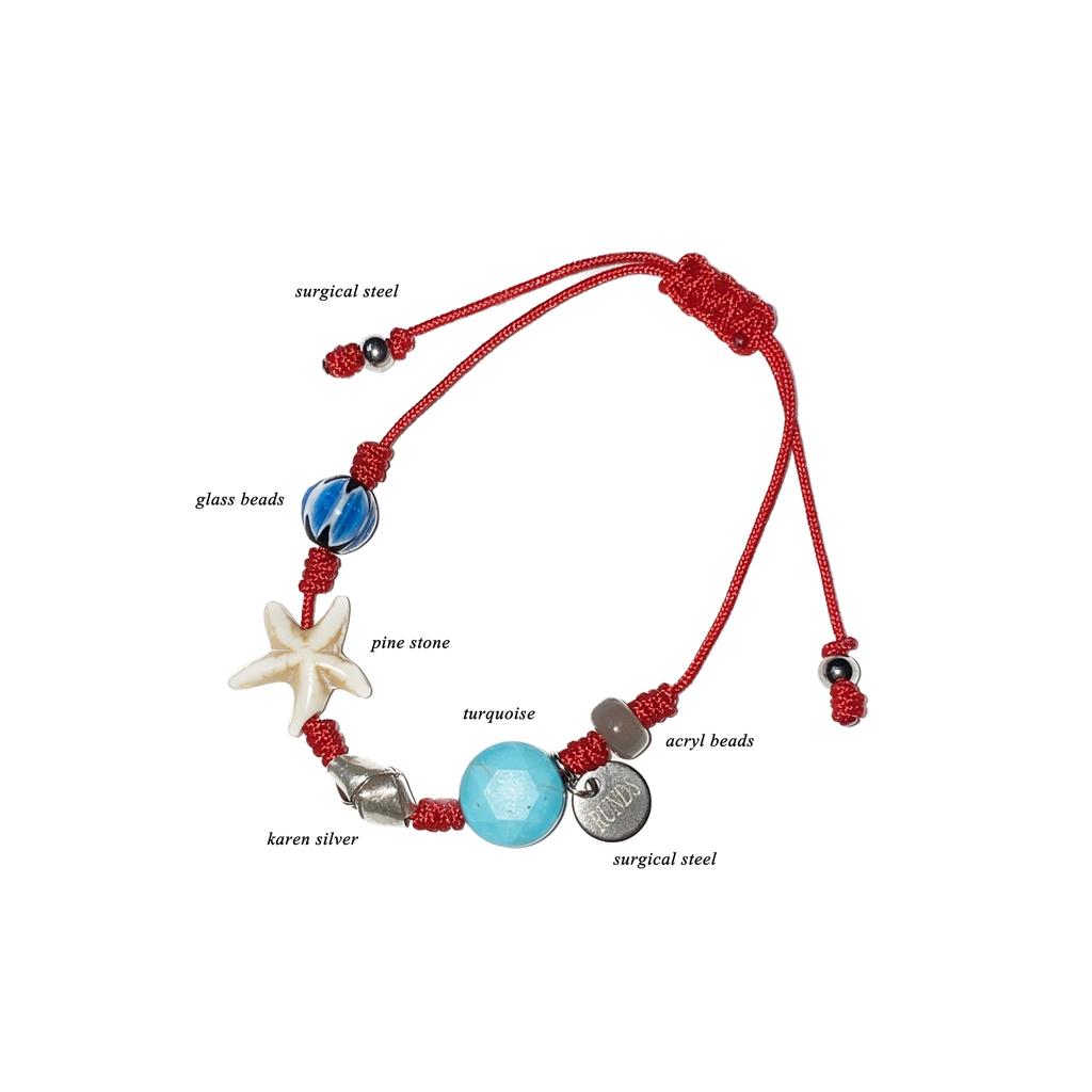 Runds Red Gemstone Bracelet