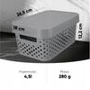 Curver Basket Container Box Lid Set of 3x