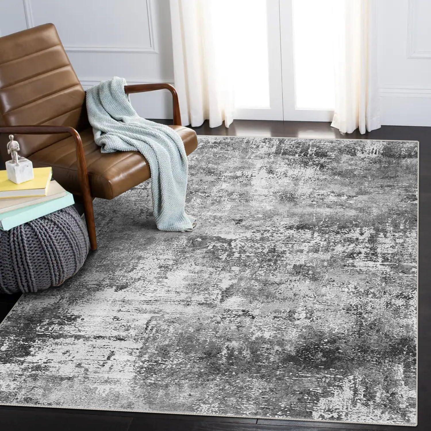 

Скандинавский Абстрактный Ковер для Гостиной Грязеотталкивающий Коврик для Балкона Ковер для Спальни Большой Площади Толстый Ковер 200 * 300cm