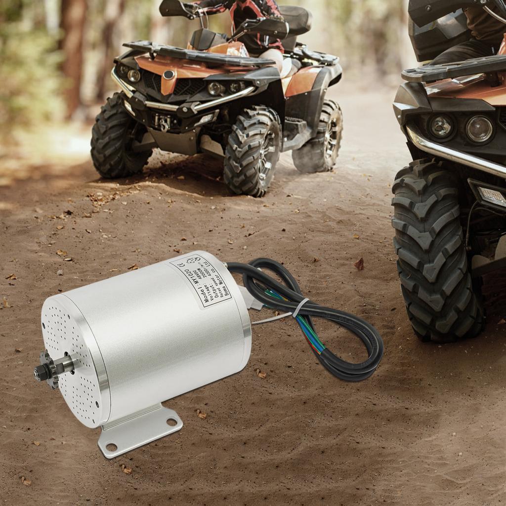 High-Performance 48V 2000W Brushless Gear Motor Kit, 4300 RPM With Motor & Controller & Drive Chain, For Electric Scooter Bike