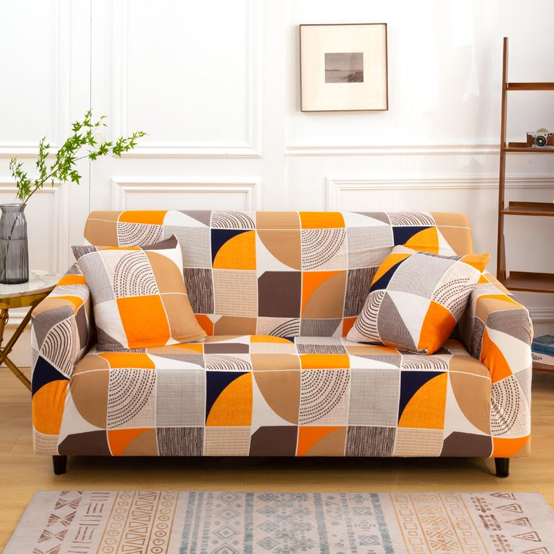 Elastický těsný obal All-inclusive potah na pohovku do obývacího pokoje Spandex Potah na pohovku Sekční potah na nábytek 1/2/3/4místný