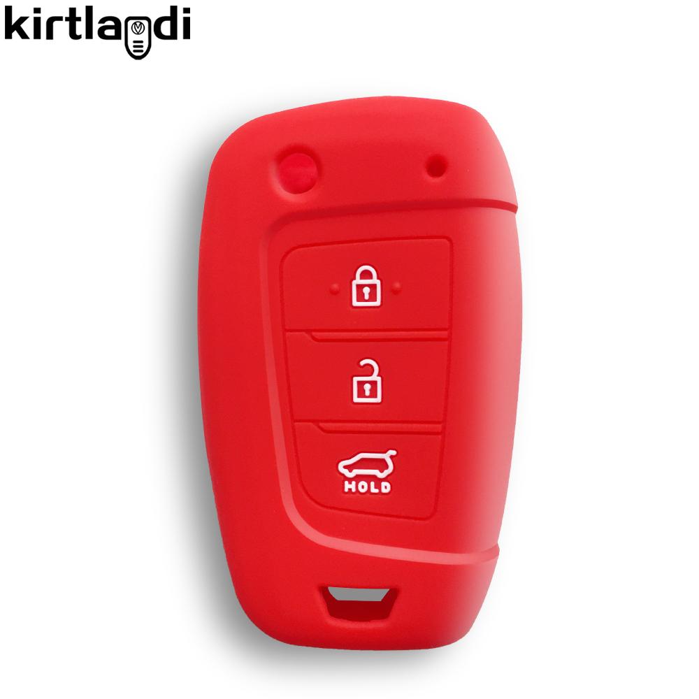 Silikonowy kluczyk samochodowy do Hyundai Tucson 2022 2023 Accent Solaris Elantra I30 I35 I40 Kona Celesta Sonata Creta Key Cover