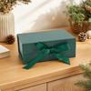Foldable Paperboard Gift Box QuickAssembly Rectangular with Hinged Lid Easy To Assemble for