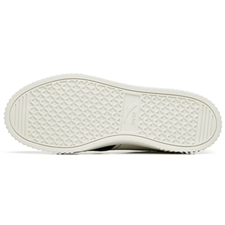 Anta Lifestyle Series Classic Casual Low-Top Skate Shoes Men Sneakers White Black 112238062-2