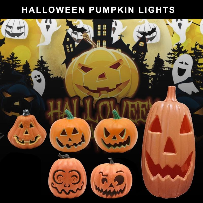 HalloweenPumpkin Ornament Festival Halloween Pumpkin Light Ornament Battery Operated Outdoor Decoration