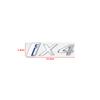 Car Stickers ABS 3D Letters Rear Trunk Emblem Logo for BMW iX i3 i4 i7 iX3 iX4 iX7 Matte Silver Accessories tv2
