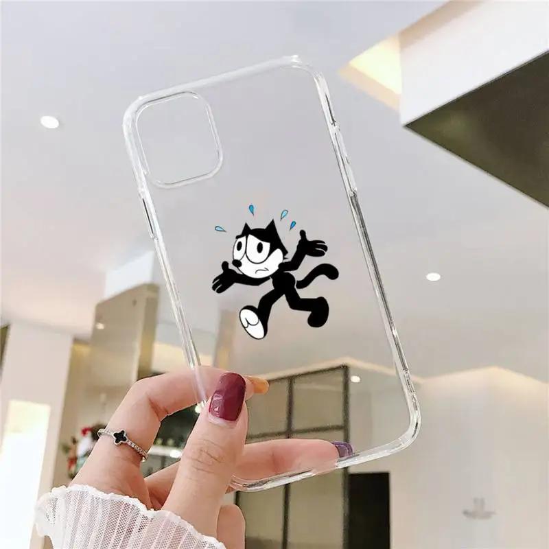 RUICHI Cartoon-Felixs-the-Cats MG Phone Case For Samsung GalaxyS20 S21 S30 FE Lite Plus A21 A51S Note20 Transparent Shell