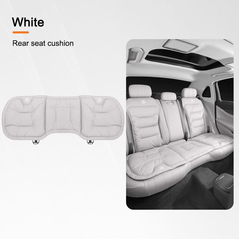 XKJ1 Car Breathable Seat Plush Cushion Velvet Pad Rear Seat Cover For Mercedes Benz GLC CLE CLA GLB GLS W177 W205 W213 W222 Stickers