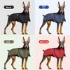 Thick Warm Reflective Dog Clothing Medium Large Dog Windproof Winter Dog Jacket Cold Proof Back Protection Fleece Pet Coat