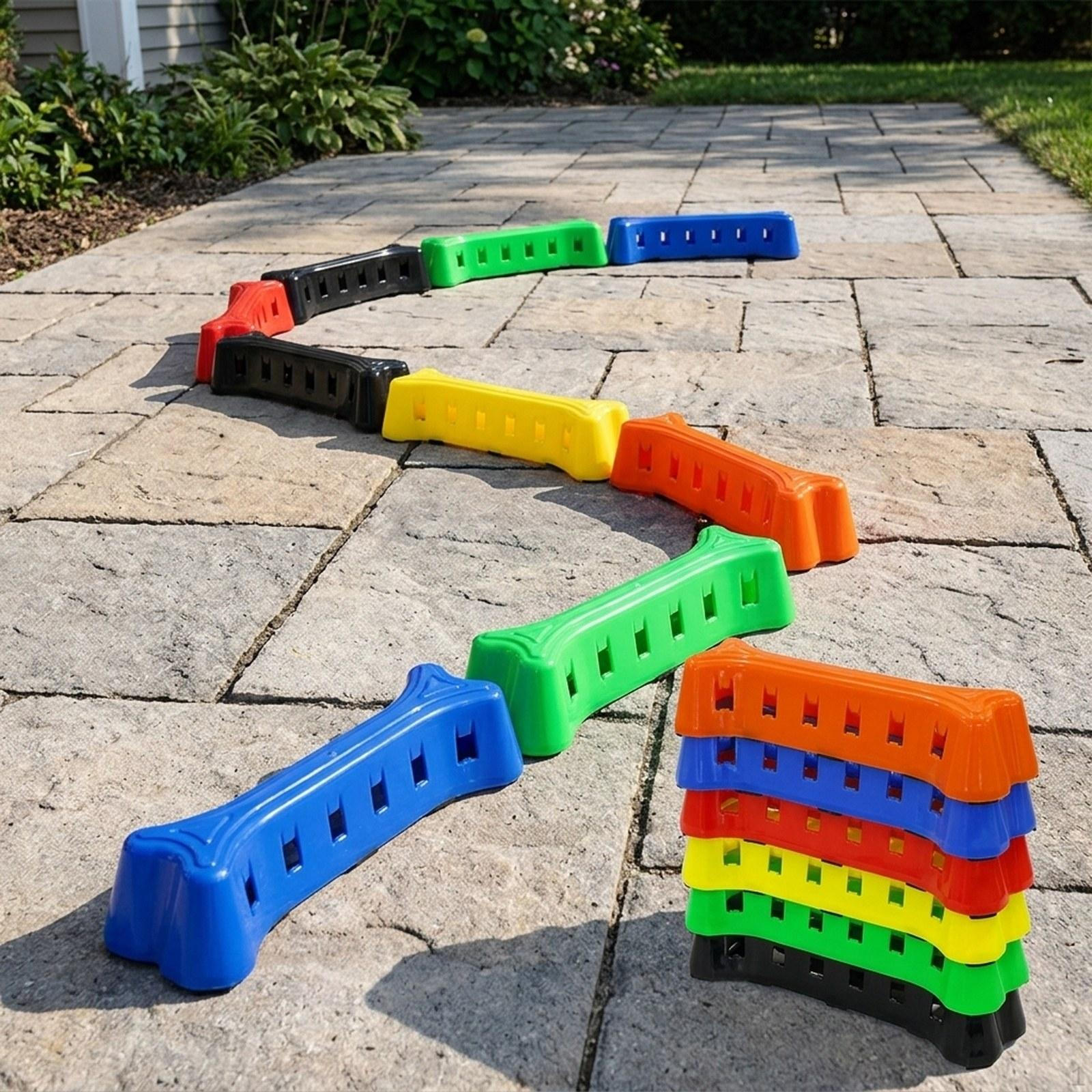 

6x Kids Balance Beam Stepping Stones, Sensory Play Toy Birthday Gifts, Physical Activity