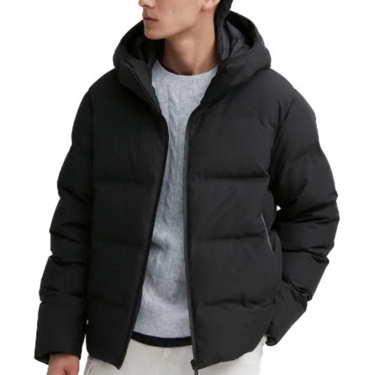 UNIQLO Down Jacket Men's Amber Black (Unisex) Down Jackets 459624 09