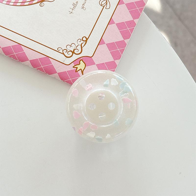 Xiaoqing New Style Girly Sense Mobile Phone Airbag Holder Button Magnetic Paste Portable Lazy Ring