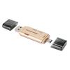 Card Reader Mobile Phone Computer Multi Function Storage Portable Converter Memory USB3.0(Golden )