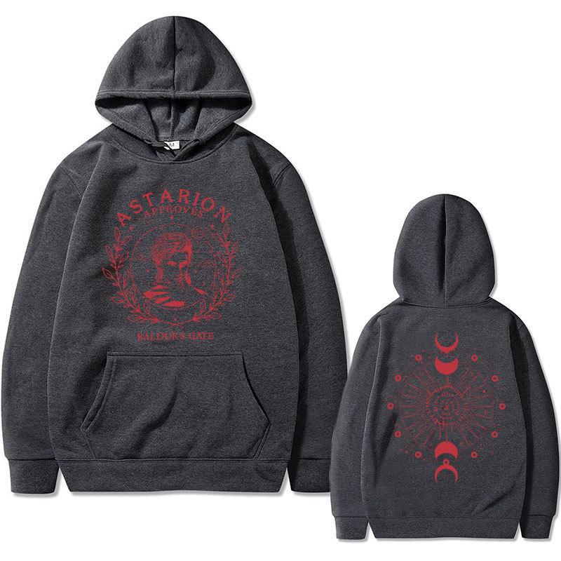 Best Famous Game Baldur'S Gate Astarion Red Graphic Hoodie