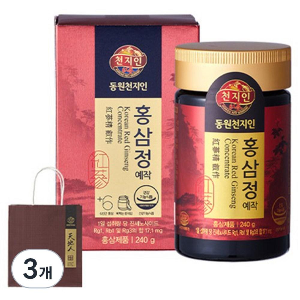 Cheonjiin Red Ginseng Extract Yejak 240g 3 pcs
