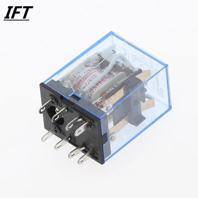 5 sets MY2P HH52P MY2NJ Relay Coil General DPDT Micro Mini Electromagnetic Relay Switch 110V 220V 12V 24V Power Relay Switch LED