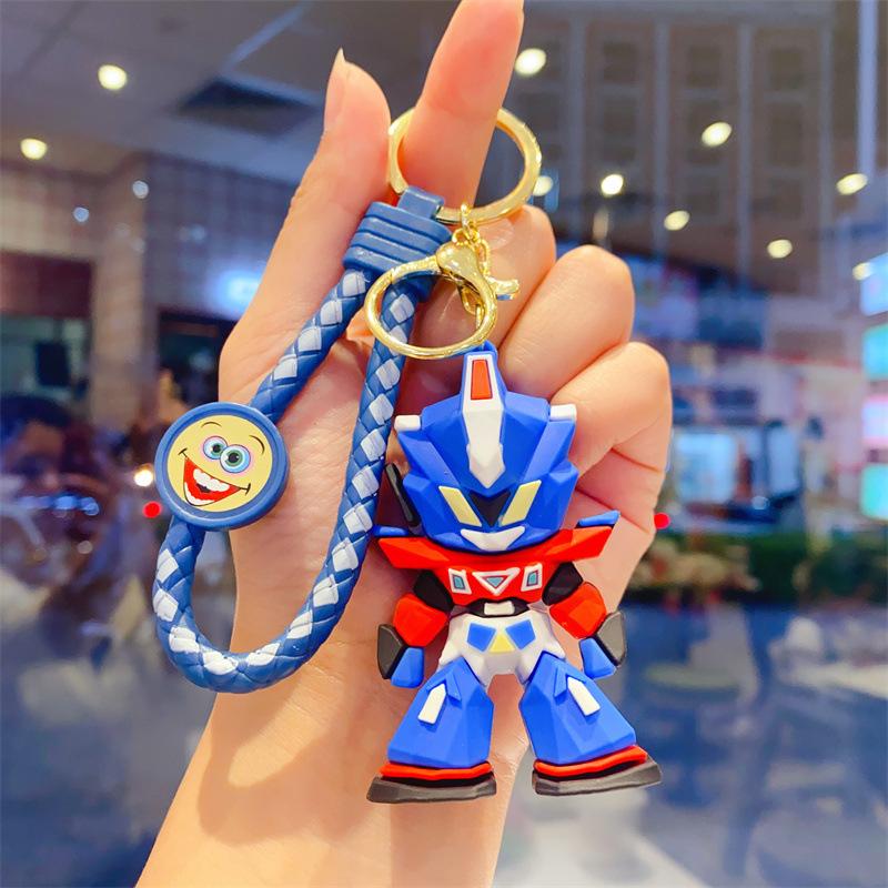 Fajny Kreskówkowy Robot Brelok Zawieszka do Torby Zabawka dla Dzieci Lalka Maszyna Prezent Optimus Prime Bumblebee Lalka
