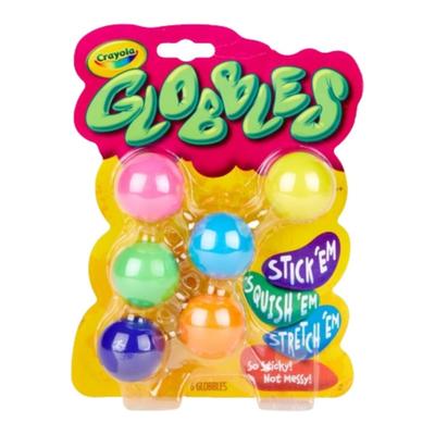 Crayola Groble Squishy Toy Adhesive Ball Stress Relief Goods 6 Colour Set 747294 Оригінальний продукт