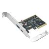 Desktop PCIe Expansion Card with USB C 3.1 and USB3.0 Port for Multiple Device Support ASM1142 Chip