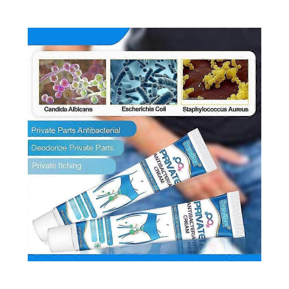 3Pcs Men's Anti-itch Cream, Private Care Cream, Anti-bacterial, Anti-itch And Deodorant 20g