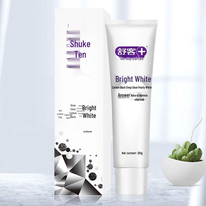 Shuke Brightening Toothpaste Set - Bamboo Charcoal Mint