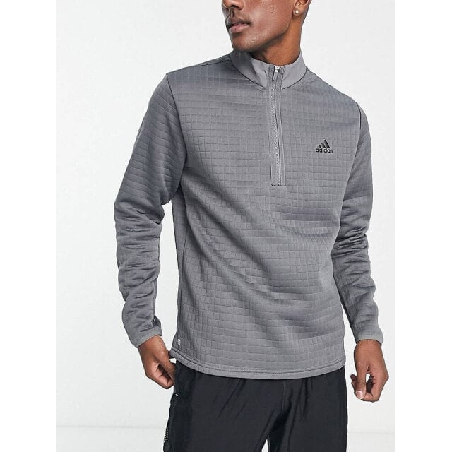 

Серый свитшот на молнии adidas Golf DWR 1/4