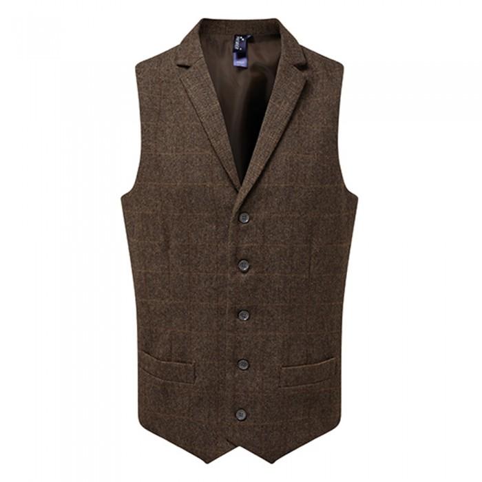 Premier Mens Herringbone Waistcoat