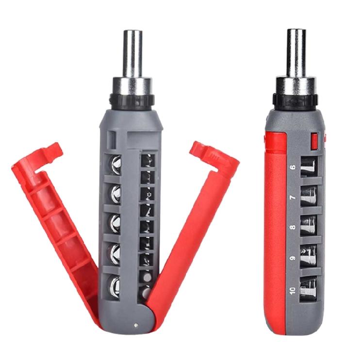 Ergonomic Ratcheting Screwdriver 14 Piece Kit Adjustable Angled and Nonslip Grip for Home or Workshop Use Repair Tool